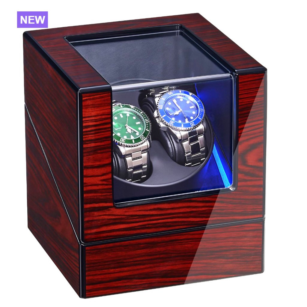 Watch Winder For Automatic Watches Double With Super Quiet Motor